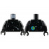 Torso with White Dots and Sparkles / Stars, Comet, Earth and Moon on Back Pattern / Black Arms / Black Hands: {черен}