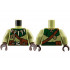Torso Coat, Dark Green Collar, Reddish Brown Shoulder Belt and Pouches, Tan Bone Buckle, Tooth Necklace Pattern / Olive Green Arms / Dark Brown Hands: {топло златист}