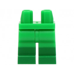 Hips and Legs with Molded Green Lower Legs / Boots Pattern (BAM): {ярко зелен}