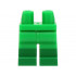 Hips and Legs with Molded Green Lower Legs / Boots Pattern (BAM): {ярко зелен}