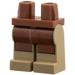 Hips and Dark Tan Legs with Reddish Brown Apron with Straight Bottom Pattern: {червеникаво-кафяв}
