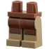 Hips and Dark Tan Legs with Reddish Brown Apron with Straight Bottom Pattern: {червеникаво-кафяв}