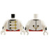 Torso Jacket, Gold Buttons and Piping, Red Cummerbund Pattern / White Arms with Black Cuff, Gold Button and Chevron Pattern, White Hands: {бял}