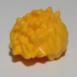 Minifigure, Hair Spiked: {огнено жълто-оранжев}