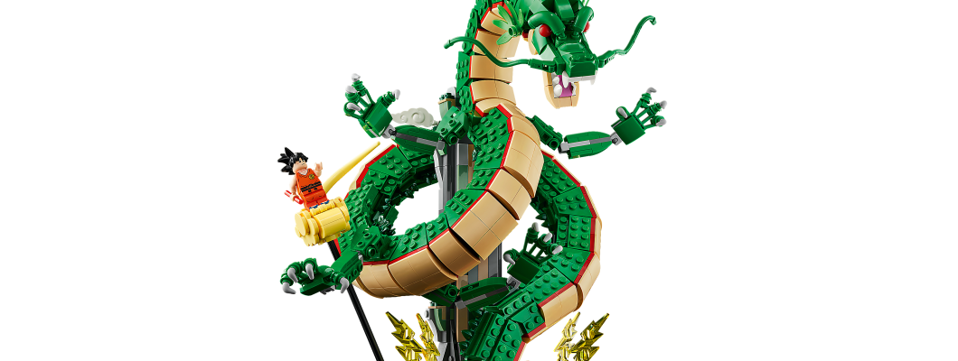Седемте Драконови топки се събраха: първият LEGO® Dragon Ball модел е Шенрон и Гоку