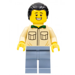 Male, Tan Shirt, Sand Blue Legs, Black Ponytail Hair – БРИКЛИНК ДЕЗАЙНЕРСКА ПРОГРАМА