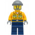 Fisherman - Bright Light Orange Jacket, Dark Bluish Gray Knit Cap – БРИКЛИНК ДЕЗАЙНЕРСКА ПРОГРАМА