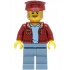 Fishing Boat Captain - Dark Red Jacket and Hat – БРИКЛИНК ДЕЗАЙНЕРСКА ПРОГРАМА