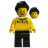 LEGO Store Employee, Black Legs and Spiked Hair – БРИКЛИНК ДЕЗАЙНЕРСКА ПРОГРАМА