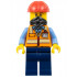 Construction Worker - Male, Orange Safety Vest with Reflective Stripes, Dark Blue Legs, Red Construction Helmet, Black Bandana – БРИКЛИНК ДЕЗАЙНЕРСКА ПРОГРАМА