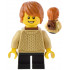Traveler - Boy, Tan Knit Sweater, Black Short Legs, Reddish Brown Neck Bracket and Round Plate, Dark Orange Hair – БРИКЛИНК ДЕЗАЙНЕРСКА ПРОГРАМА