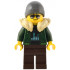 Traveler - Male, Dark Green Hoodie, Dark Brown Legs, Tan Fur Collar, Dark Bluish Gray Beanie – БРИКЛИНК ДЕЗАЙНЕРСКА ПРОГРАМА