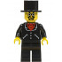 Lord Sam Sinister - Suit with 3 Buttons Black - Black Legs, Top Hat – ПРИЛЮЧЕНЦИ