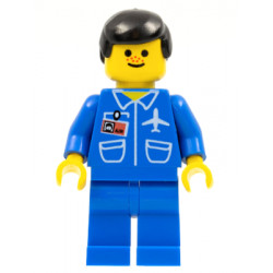 Airport - Blue, Blue Legs, Black Male Hair – ГРАДСКИ