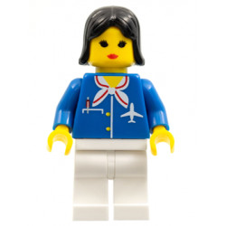 Airport - Blue with Scarf, Black Female Hair (Undetermined Type) – ГРАДСКИ