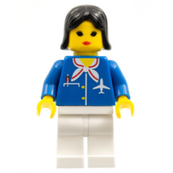 Airport - Blue with Scarf, Black Female Hair (Reissue) – ГРАДСКИ