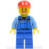Overalls with Tools in Pocket Blue, Red Cap – ГРАДСКИ