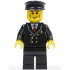 Airport - Pilot with Red Tie and 6 Buttons, Black Legs, Black Hat, Vertical Cheek Lines – ГРАДСКИ