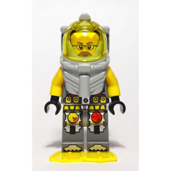 Atlantis Diver 6 - Jeff Fisher - With Yellow Flippers and Trans-Yellow Visor – АТЛАНТИС
