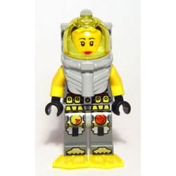 Atlantis Diver 5 - Samantha Rhodes - With Yellow Flippers and Trans-Yellow Visor – АТЛАНТИС