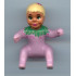 Belville Baby in Pink Clothes with Leafy Collar Pattern – БЕЛВИЛ