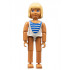 Belville Female - White Swimsuit with Blue Stripes, Short Light Yellow Hair – БЕЛВИЛ