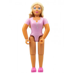 Belville Female - Princess - Pink Top, Bright Light Yellow Hair, Dark Pink Shoes – БЕЛВИЛ