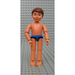 Belville Male - Blue Swimsuit, Brown Hair (Child / Boy) – БЕЛВИЛ