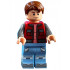Marty McFly - Red Vest with Pockets, Dark Bluish Gray Arms – ЗАВРЪЩАНЕ В БЪДЕЩЕТО