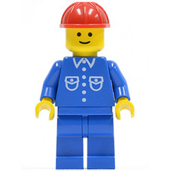 Shirt with 6 Buttons - Blue, Blue Legs, Red Construction Helmet – ГРАДСКИ