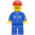 Shirt with 6 Buttons - Blue, Blue Legs, Red Construction Helmet – ГРАДСКИ