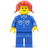 Shirt with 6 Buttons - Blue, Blue Legs, Red Pigtails Hair – ГРАДСКИ
