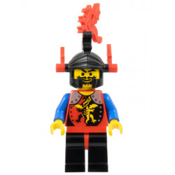 Dragon Knights - Knight 2, Black Legs with Red Hips, Black Dragon Helmet, Red Plumes – ЗАМЪЦИ