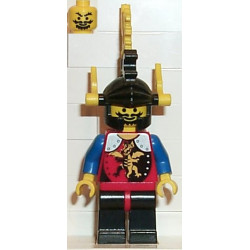 Dragon Knights - Knight 2, Black Legs with Red Hips, Black Dragon Helmet, Yellow Plumes – ЗАМЪЦИ