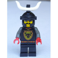 Knights Kingdom I - Cedric the Bull (Robber Chief), Black Dragon Helmet, Horns – ЗАМЪЦИ