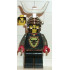 Knights Kingdom I - Cedric the Bull (Robber Chief), Chrome Silver Dragon Helmet, Horns – ЗАМЪЦИ