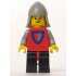 Classic - Knight, Shield Red/Gray, Black Legs with Red Hips, Light Gray Neck-Protector – ЗАМЪЦИ