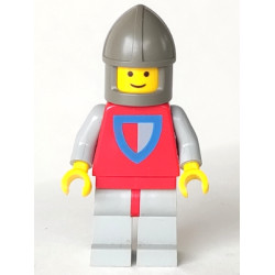 Classic - Knight, Shield Red/Gray, Light Gray Legs with Red Hips, Dark Gray Chin-Guard – ЗАМЪЦИ