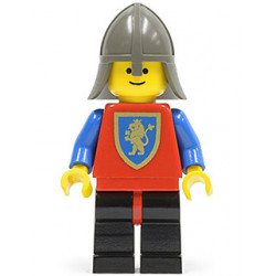 Crusader Lion - Black Legs with Red Hips, Dark Gray Neck-Protector – ЗАМЪЦИ