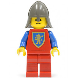 Crusader Lion - Red Legs, Dark Gray Neck-Protector – ЗАМЪЦИ