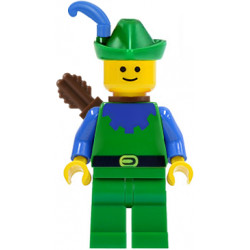 Forestman - Blue, Green Hat, Blue Feather, Quiver – ЗАМЪЦИ