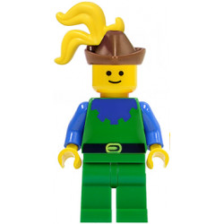 Forestman - Blue, Brown Hat, Yellow 3-Feather Plume – ЗАМЪЦИ