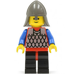 Scale Mail - Red with Blue Arms, Black Legs with Red Hips, Dark Gray Neck-Protector – ЗАМЪЦИ