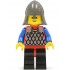 Scale Mail - Red with Blue Arms, Black Legs with Red Hips, Dark Gray Neck-Protector – ЗАМЪЦИ
