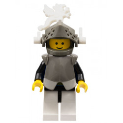 Breastplate - Armor over Blue, Dark Gray Helmet and Visor, White Dragon Plumes – ЗАМЪЦИ