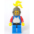Breastplate - Blue with Red Arms, Blue Legs with Black Hips, Dark Gray Grille Helmet, Yellow Plume – ЗАМЪЦИ