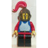 Breastplate - Blue with Red Arms, Black Legs with Red Hips, Dark Gray Grille Helmet, Red Plume – ЗАМЪЦИ