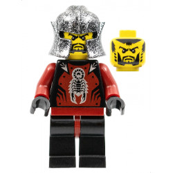 Knights Kingdom II - Shadow Knight, Speckle Black-Silver Helmet – ЗАМЪЦИ