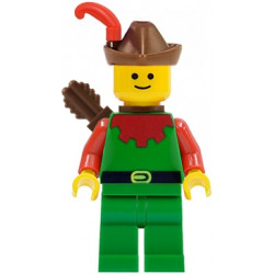 Forestman - Red, Brown Hat, Red Feather, Quiver – ЗАМЪЦИ