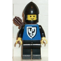 Black Falcon - Black Legs, Black Chin-Guard, Shield Bottom Round, Quiver – ЗАМЪЦИ